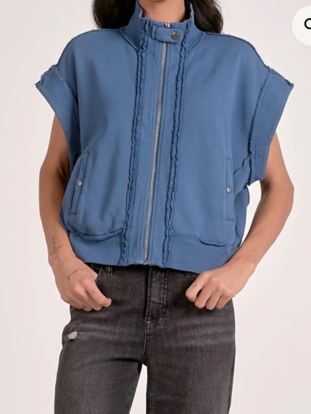 Elan Ainsley sweatshirt vest size small